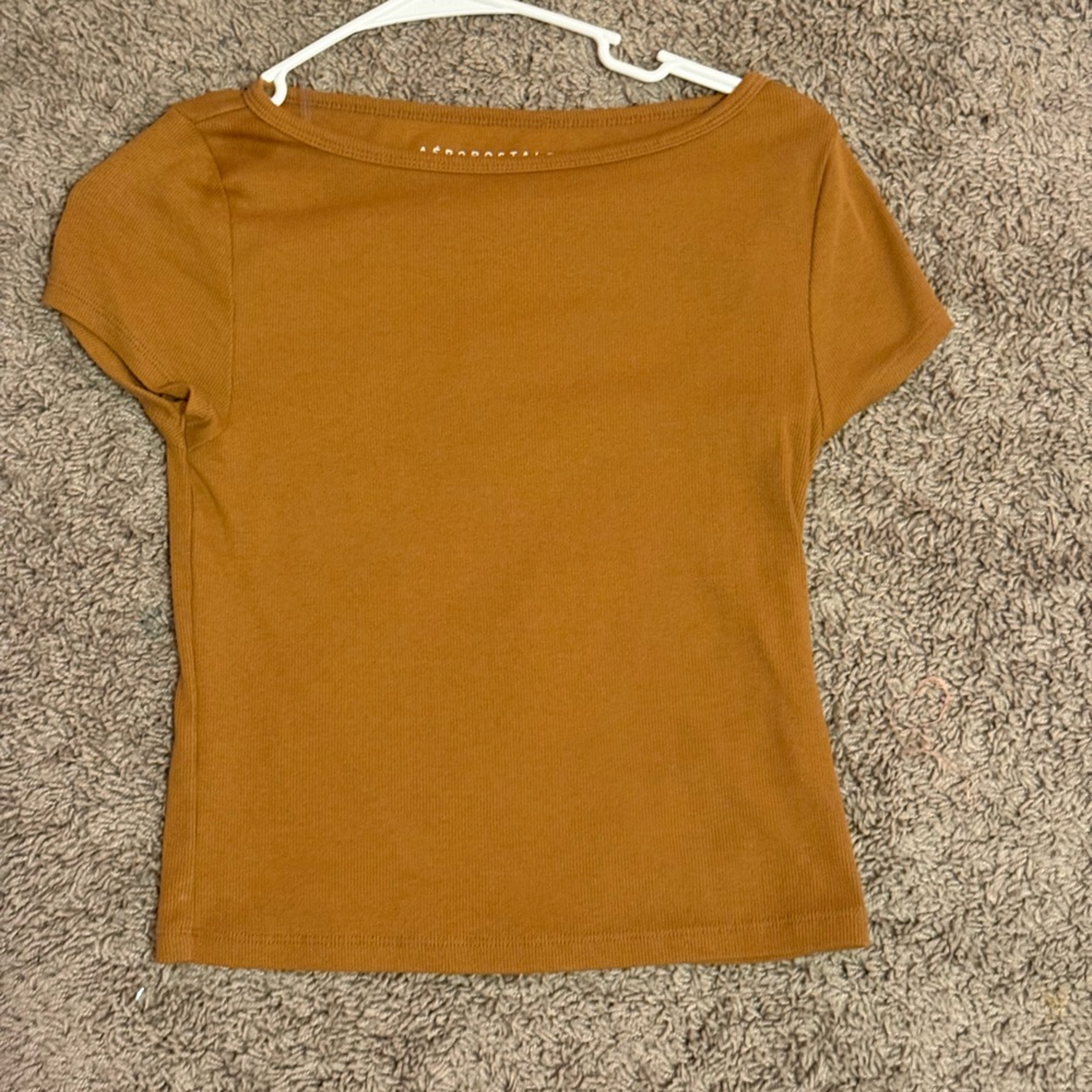 Aeropostale Brown Crop Top